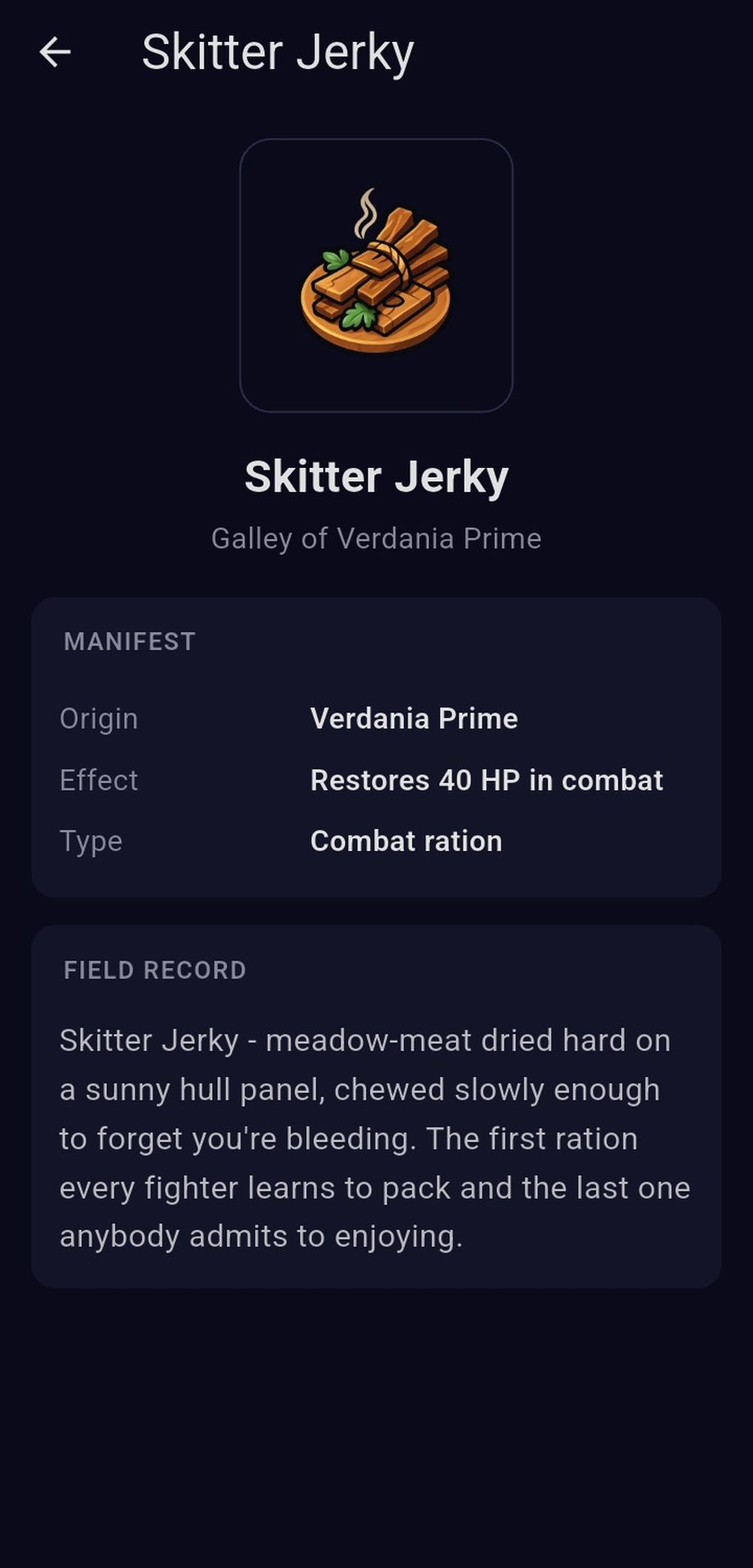 A galaxy with a story